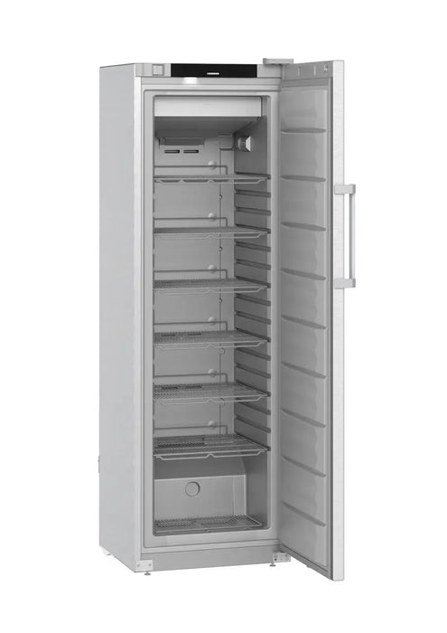 LIEBHERR Congelador vertical inoxidable NoFrost con 7 estantes 300 litros FFFCvg 4001