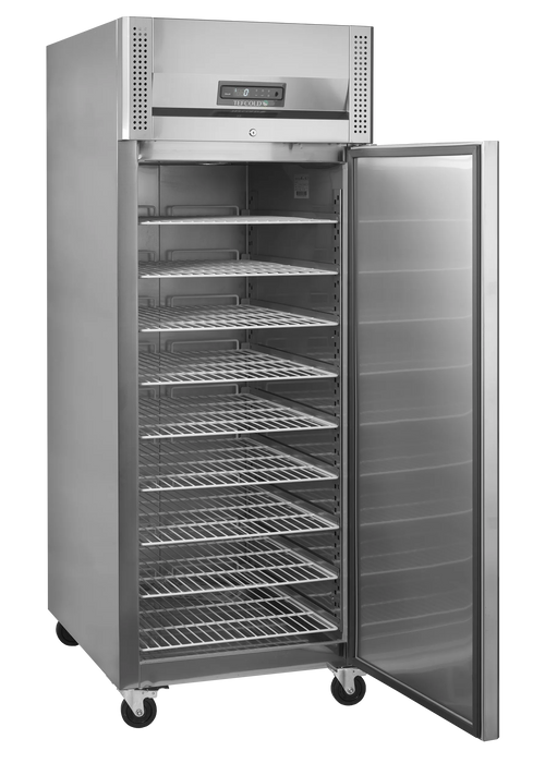 TEFCOLD Congelador vertical heladería estantes 80x60 refrigeración ventilada 850 litros BF850I