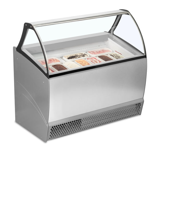 Vitrina expositora de helados con reserva ISA Bermuda