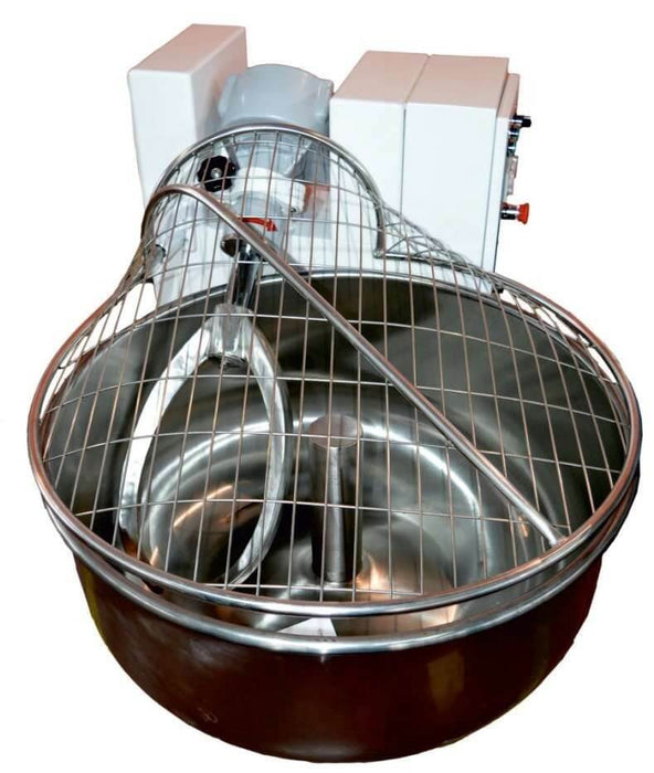 Amasadora tipo Tenedor de Eje Oblicuo 70 Litros 1 velocidad 380V Trifásica Línea Estambul PET70