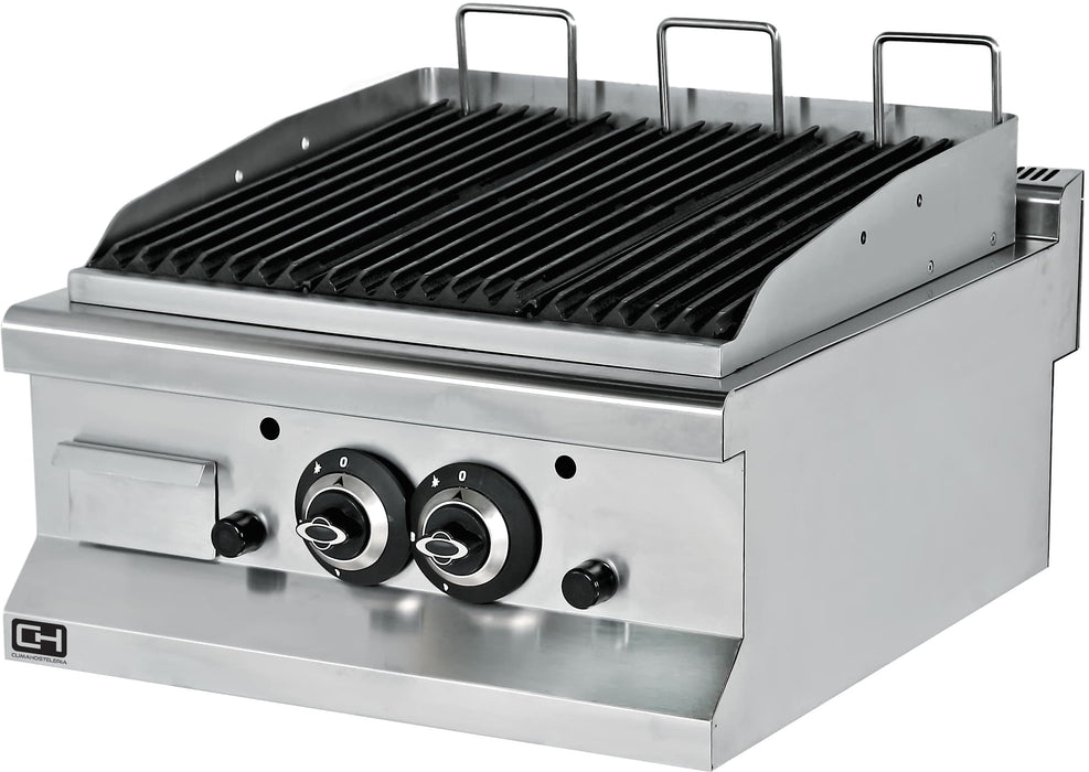 Barbacoa a gas piedra volcánica sobremesa 60x60 EMP6LG020