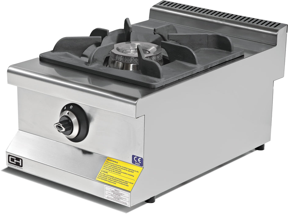 Cocina a gas sobremesa Gran Potencia 1 fuego 400x635x285h mm EMP6KG010-O