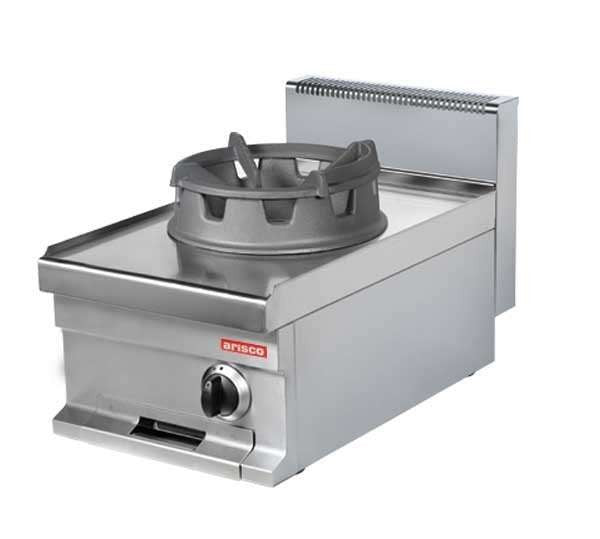 Cocina Wok a gas sobremesa 1 fuego 400x700x290h mm WR711S