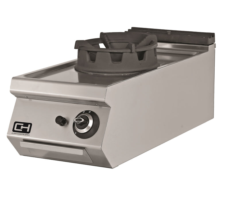 Cocina Wok a gas sobremesa 1 fuego 400x900x300h mm EMPPLS9WK010