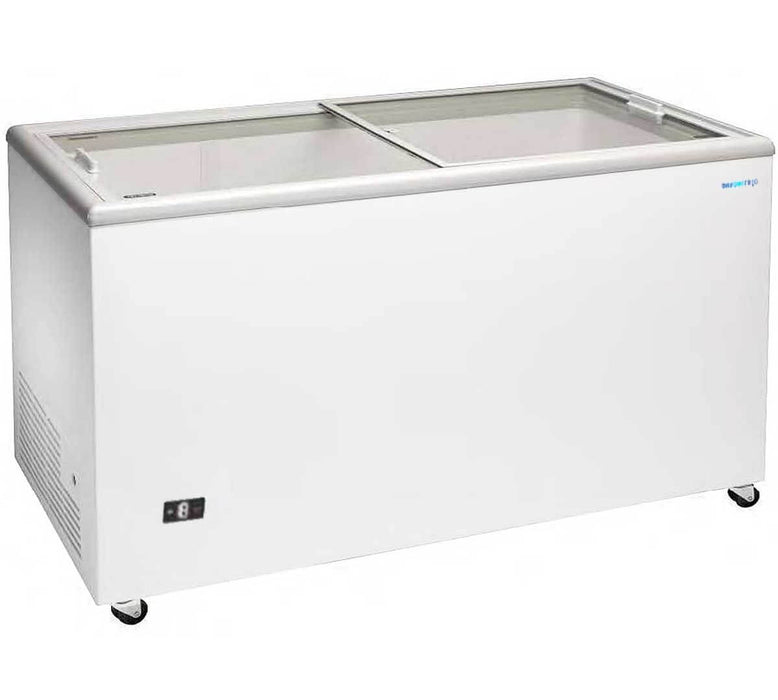 Congelador tapa corredera cristal ancho 150 Masquefrío TVS 500