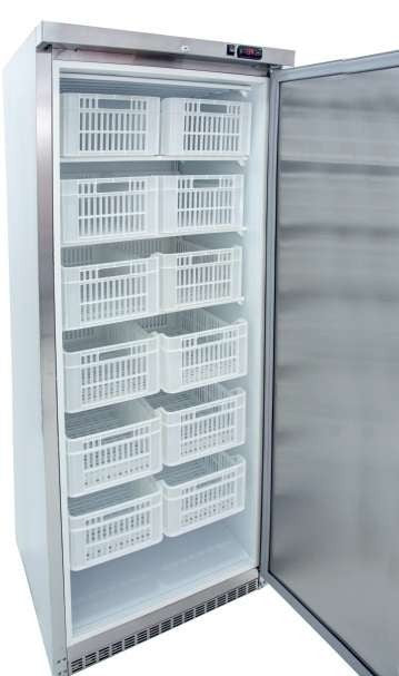 Congelador vertical inoxidable con 12 cajones 600 litros ACCH-600I-C