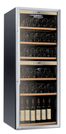 Expositor refrigerado de vinos capacidad 120 botellas Tecfrigo Sommelier 302 FG DUAL