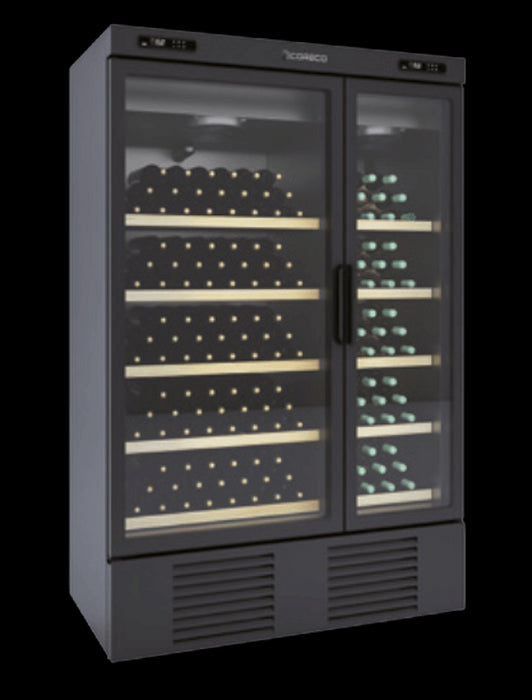 Expositor refrigerado de vinos 2 temperaturas CORECO CAGMW-125