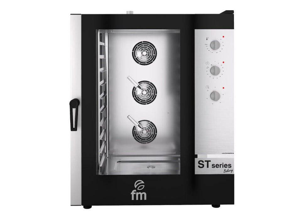 FM Horno eléctrico pastelería 10 bandejas 60x40 con humidificador STB 610 M