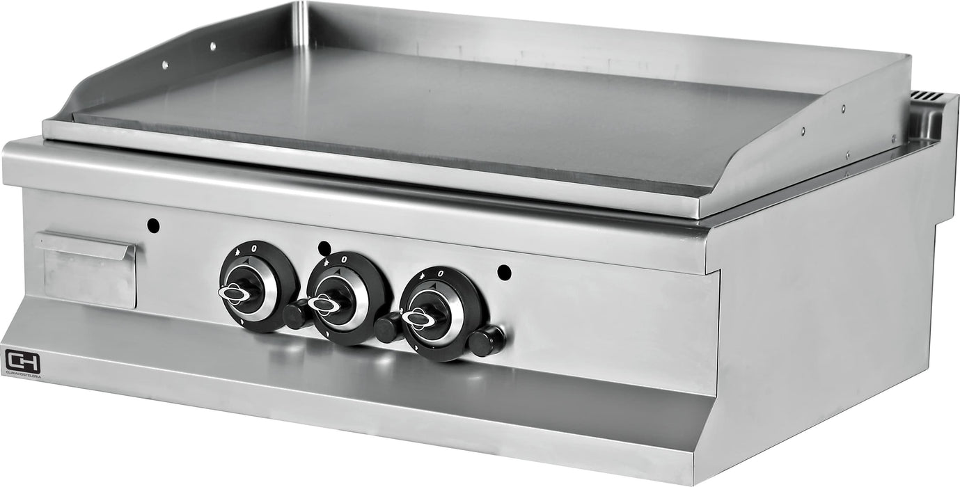 Fry tops a gas sobremesa acero liso rectificado 12 mm 90x60 EMP6IG030