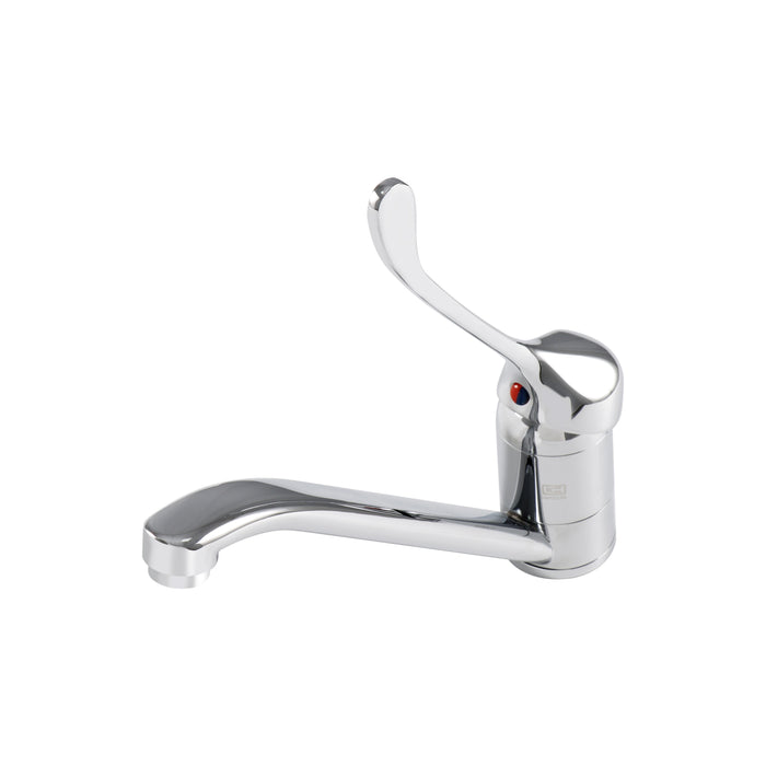 Grifo monomando sobremesa de palanca larga y caño bajo 548034