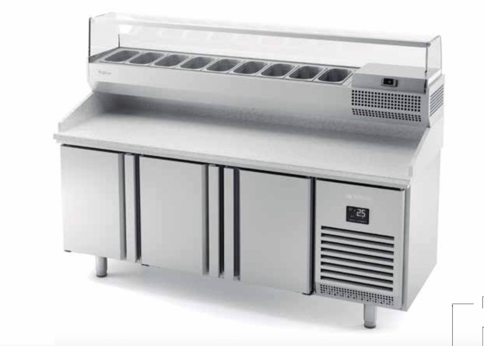 Mesa fría pizzas fondo 70 INFRICO MPG