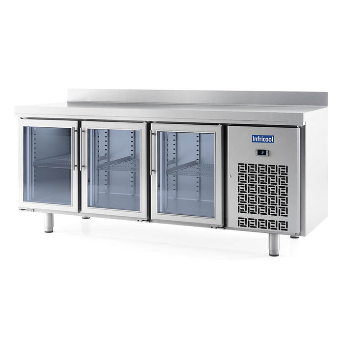 Mesa fría puerta cristal fondo 60 INFRICO ILINE IM60-PCR