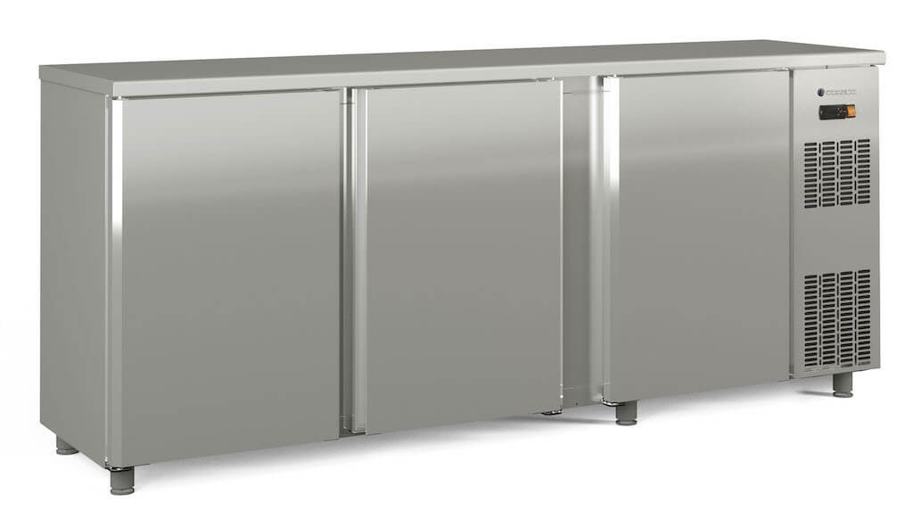 Mostrador botellero refrigerado inoxidable CORECO SBI