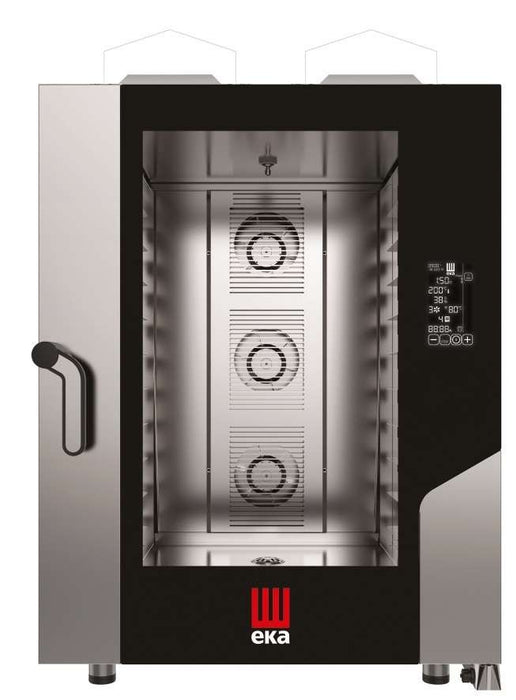 Horno a gas pastelería/panadería 10 bandejas 60x40 EKA Millenial Black Mask MKF1064GBM