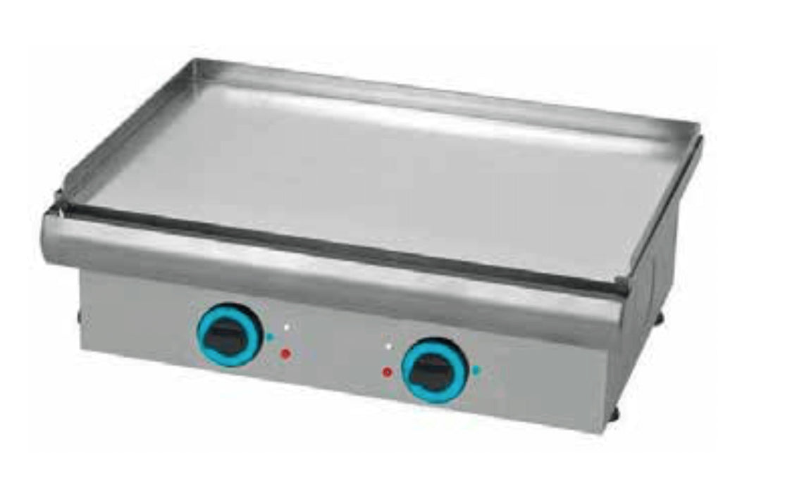 Plancha eléctrica de cromo duro ancho 60 cm INFRICO PE60NC