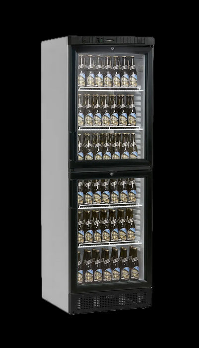 TEFCOLD Expositor botellero refrigerado 2 puertas 400 litros SCU2375