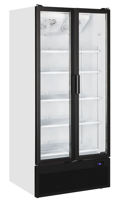 TEFCOLD Expositor botellero refrigerado 2 puertas batientes 700 litros FS890H