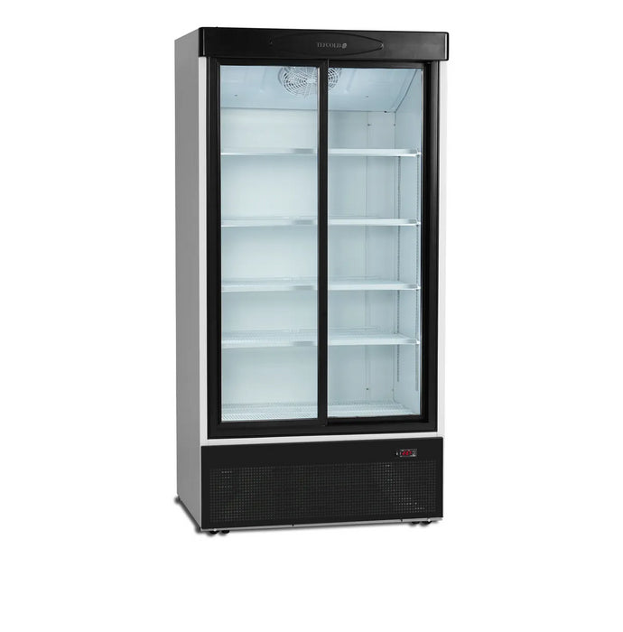 TEFCOLD Expositor botellero refrigerado 2 puertas corredera 730 litros FS1002S