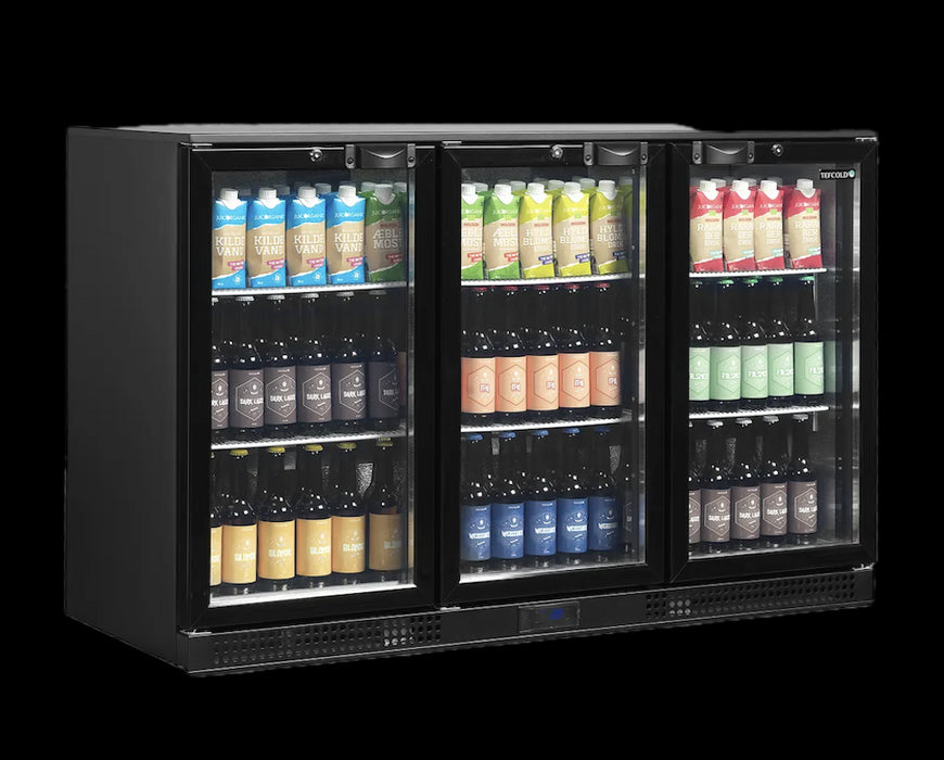 TEFCOLD Expositor botellero refrigerado sobremostrador 300 litros DB301H-3