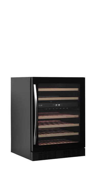 TEFCOLD Expositor refrigerado de vinos sobremostrador doble temperatura TFW200-2F