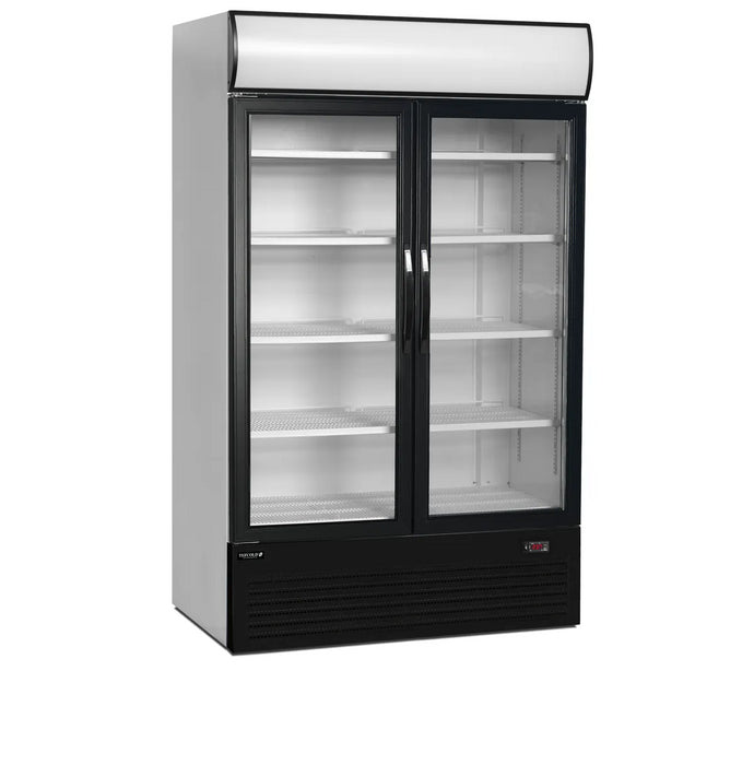 TEFCOLD Expositor refrigerado dos puertas batientes 1100 litros FSC1200H