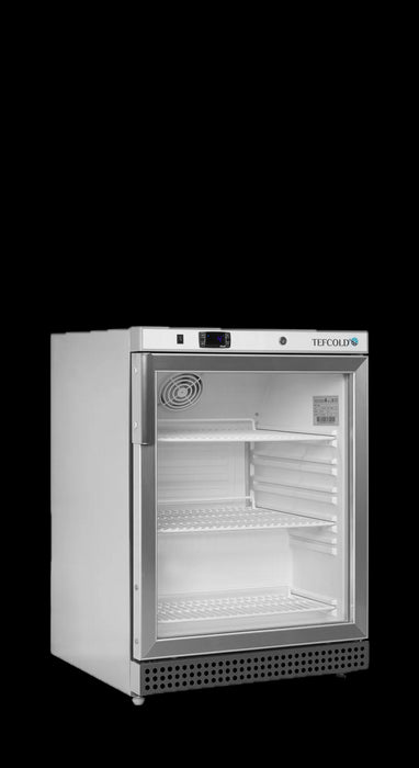 TEFCOLD Expositor refrigerado sobremesa inoxidable 200 litros UR200SG