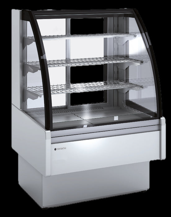 Vitrina expositora caliente cristal curvo CORECO VSS-6HE-C