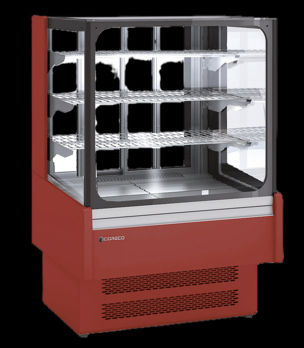 Vitrina expositora caliente cristal recto CORECO VSS-6HE-R