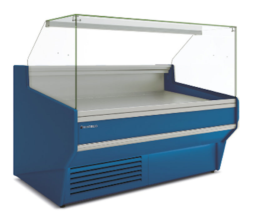 Vitrina expositora caliente cristal recto fondo 108 CORECO CVE-10-RR-HE