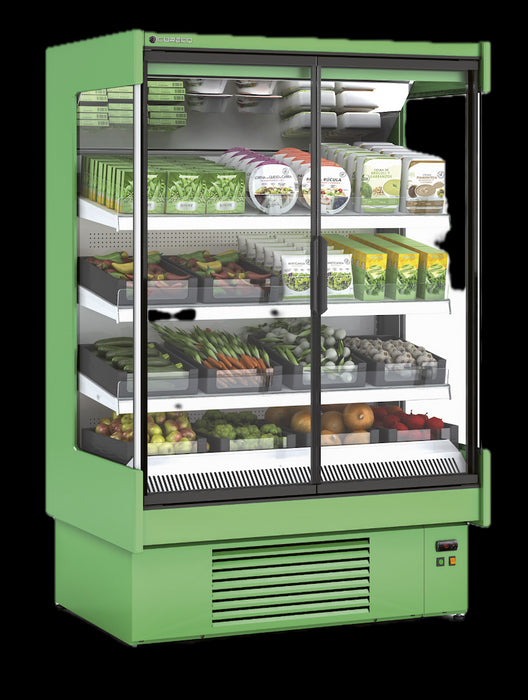 Vitrina mural refrigerado con puertas fondo 80 CORECO CDG1 H1