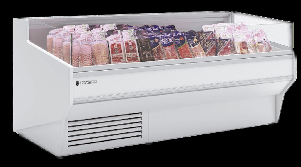 Vitrina refrigerada autoservicio con reserva fondo 108 CORECO CVEA-10-TF