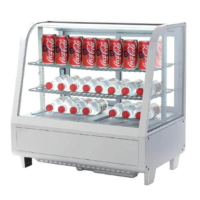 Vitrina refrigerada sobremesa ancho 68 XCW-100L-B