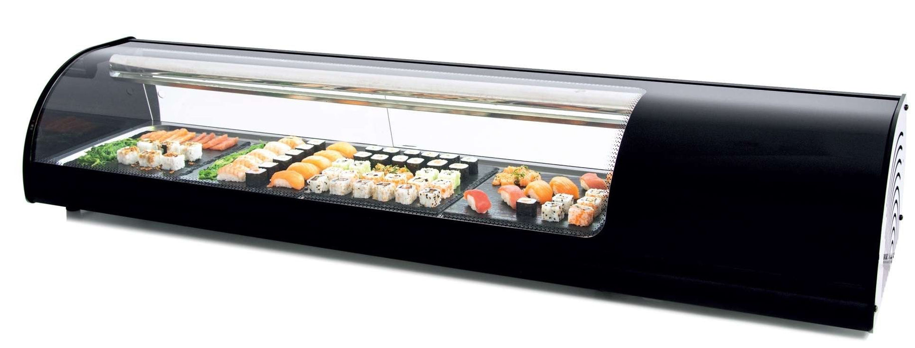 Vitrina refrigerada sushi placa lisa ancho 181 8VTL SUSHI-NE
