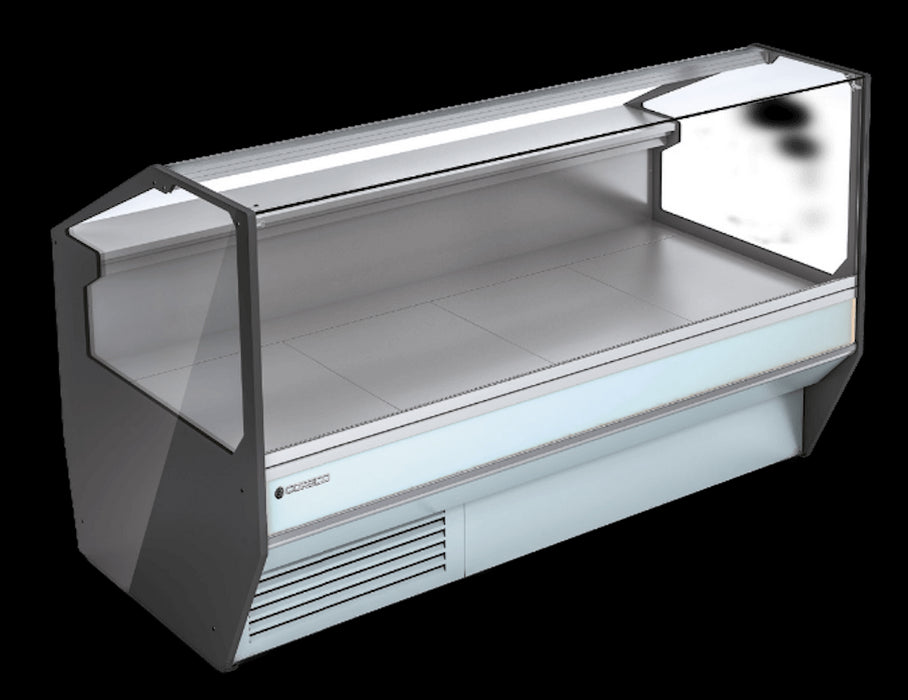 Vitrina refrigeración ventilada cristal recto fondo 108 CORECO CVE-10-TF