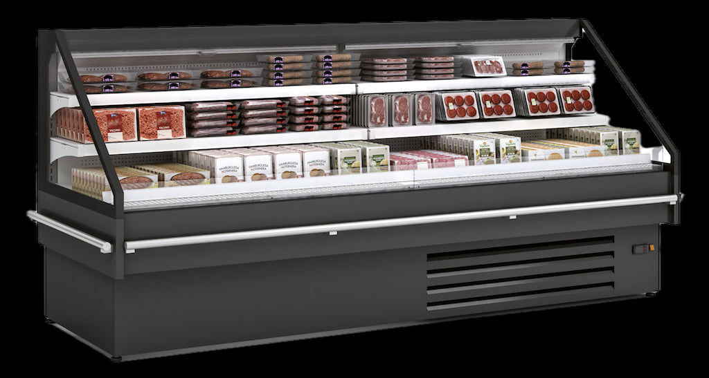 Vitrina semimural refrigerado sin puertas fondo 87 CORECO CPPS11354-M