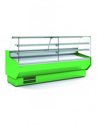 Vitrina Refrigerada Cristal Recto pastelería Fondo 900 dim.1055x940x1235h mm Línea Córdoba VEPD-9-10-RR