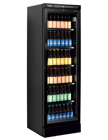 TEFCOLD Expositor botellero refrigerado 400 litros CEV425-BLACK