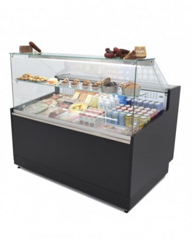 Vitrina Refrigerada Expositora de 1 metro Fondo 973 mm Frío Estático Línea CORDOBA VRE-100