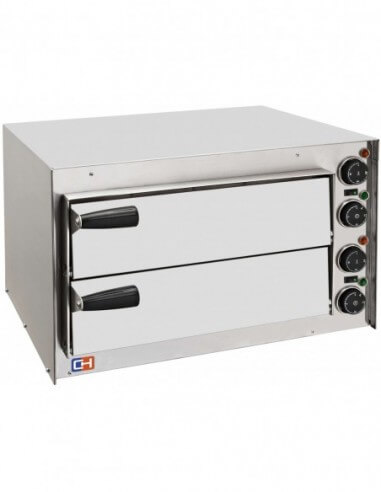 Horno Eléctrico de Pizza Compacto 2 pizza diámetro 35 cm AVEIRO FP35PI