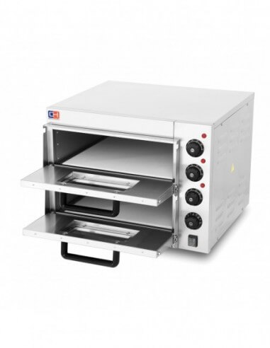 Horno Eléctrico de Pizza Compacto para 2 Pizzas 40 cm EP-2ST Línea Pekín