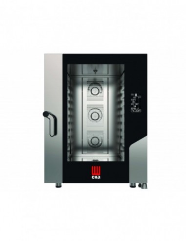 Horno eléctrico convección MILLENIAL BLACK MASK Gastronomía 10 bandejas GN2/1 MKF1021BM Línea Padova