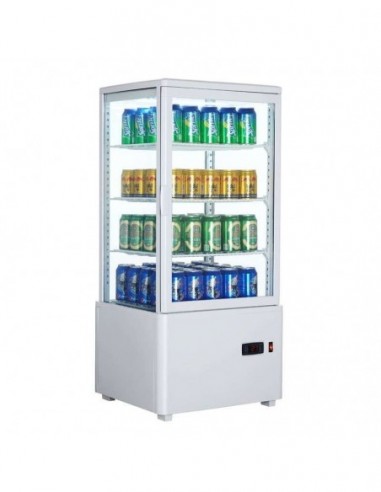 Expositor botellero refrigerado 4 caras cristal XC78L-B