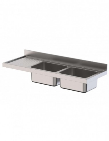 Fregadero Acero Inoxidable 1 Cuba Fondo 600 Sin Mueble 700x600x300h mm IS1607C1000