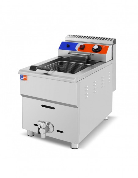 Freidora a gas Propano de 18 litros de 340x630x645h mm PEKÍN GF-181