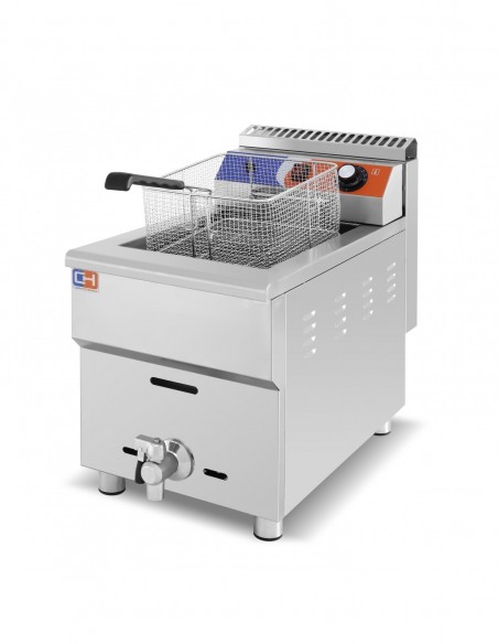 Freidora a gas Propano de 18 litros de 340x630x645h mm PEKÍN GF-181