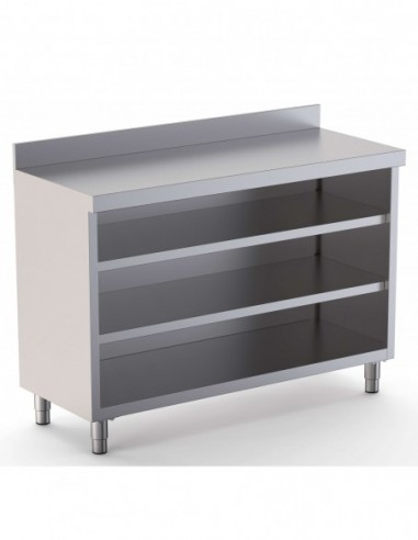 Mueble estantería con 2 estantes ancho 150 fondo 35 DT3501500S2