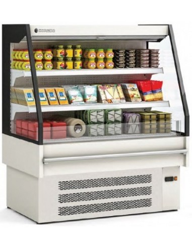 Semimural refrigerado sin puertas supermercado Coreco CSVS1 18 M2
