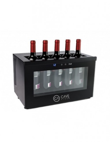 Expositor refrigerado sobremesa termoeléctrico para 5 botellas de vino CV-7-D