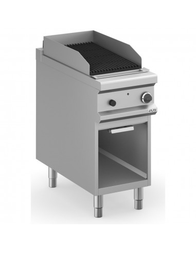 Barbacoa a gas 40x90 cm piedra volcánica con mueble MPLG94A MAGISTRA PLUS 900